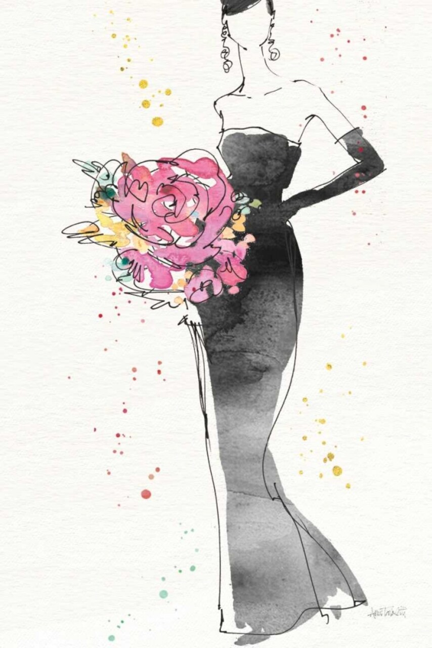 Floral Fashion III v2 Poster Print by Anne Tavoletti - Item # VARPDX35865